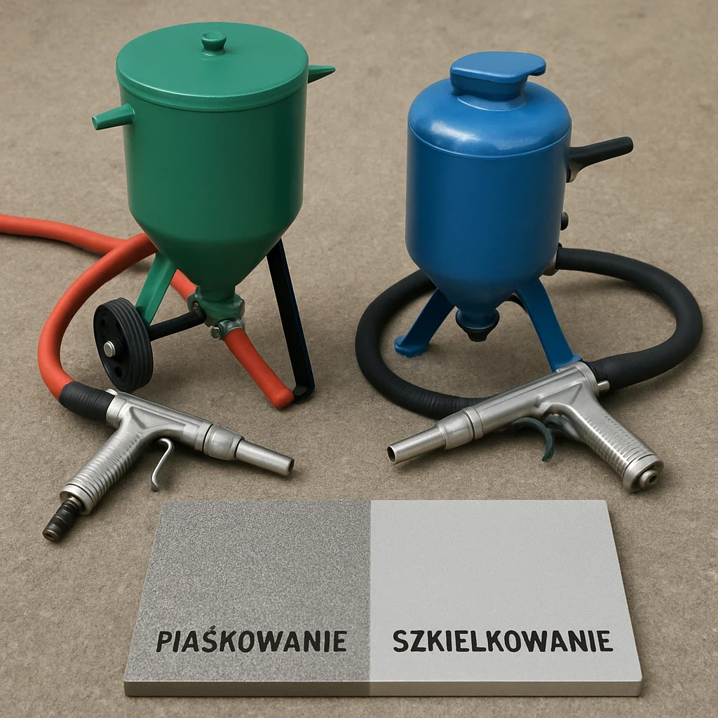 Czym różni się piaskowanie od szkiełkowania?